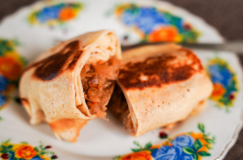 (Gefüllte) Pfannkuchen / Blinis