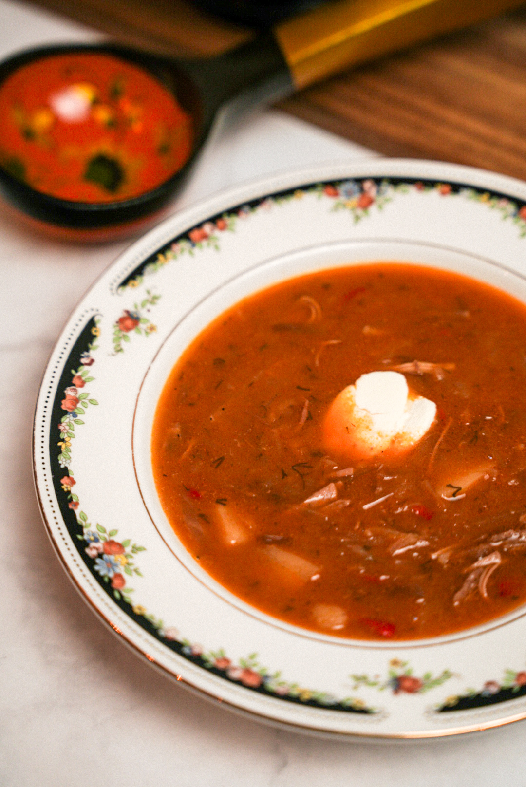 Borsch – Rote Beete-Kohl-Suppe
