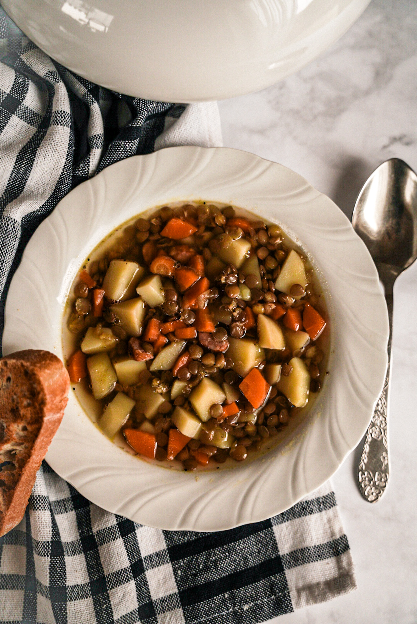 Linsensuppe – für kalte Wintertage